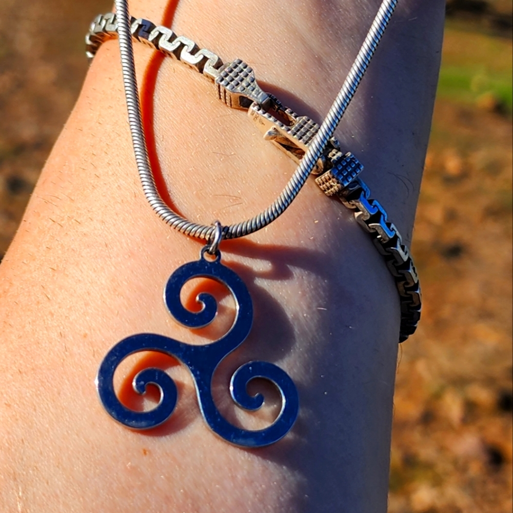 Stainless? Triskelion Triskelle Pendant